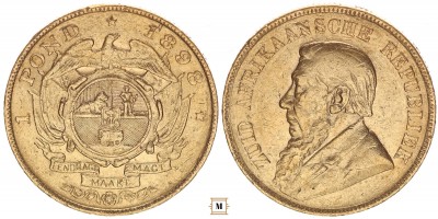 Dél-afrikai Köztársaság 1 font 1898