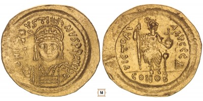 Bizánc, II. Justinus 565-578 solidus, Konstantinápoly