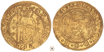 I. Lajos 1342-1382 aranyforint AK5/3