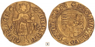 Zsigmond aranyforint 1411 körül, Buda AK18/5