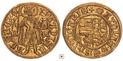 I. Mátyás aranyforint 1463