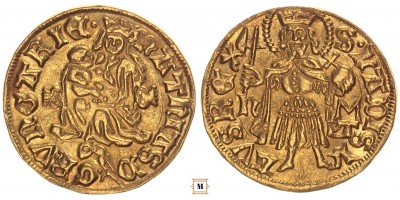 I. Mátyás aranyforint 1479-1485