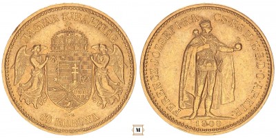 Ferenc József 10 korona 1900 KB
