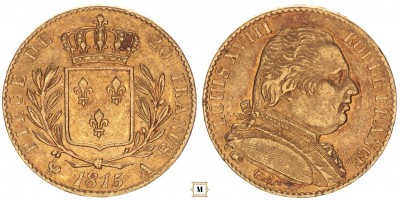 Franciaország 20 frank 1815 A