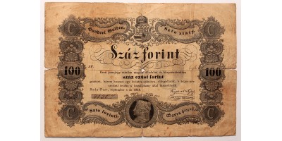 Kossuth 100 forint 1848