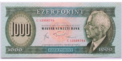1000 forint 1983 C
