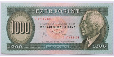 1000 forint 1983 D