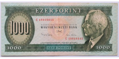 1000 forint 1993 E