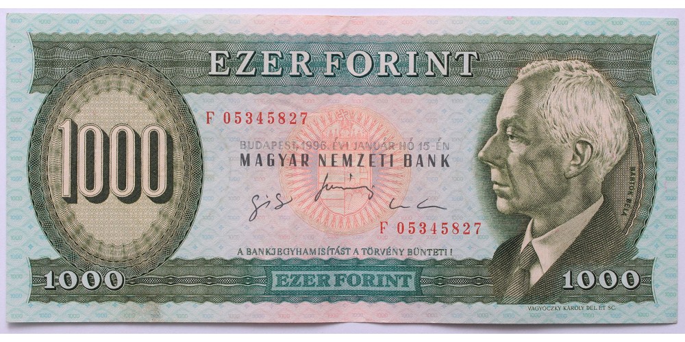 1000 Forint 1996 F