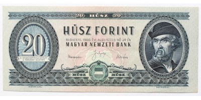 20 forint 1960