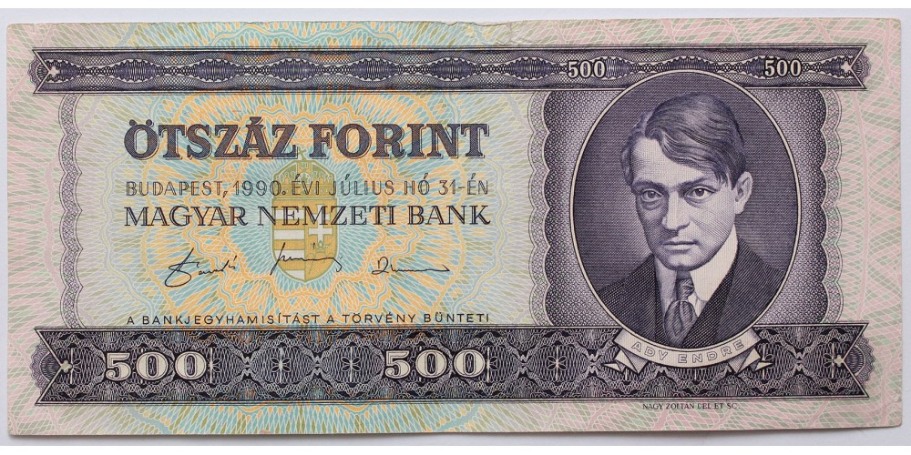 500 forint 1990