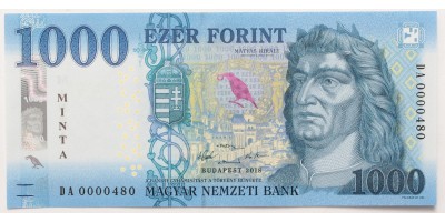 1000 forint 2018 DA MINTA