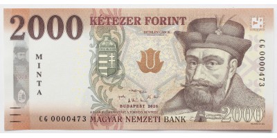 2000 forint 2020 CG MINTA