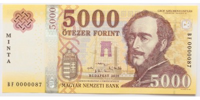 5000 forint 2020 BF MINTA