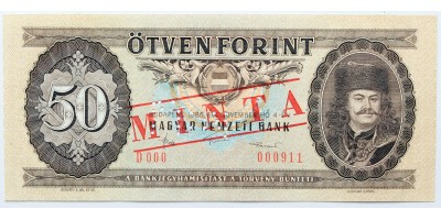 50 forint 1986 MINTA