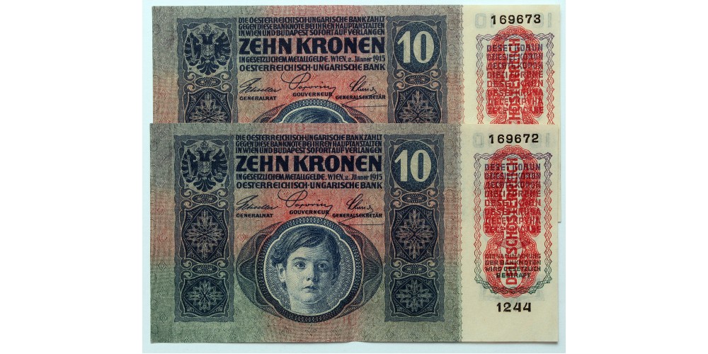 10 korona 1915 Deutschösterreich 