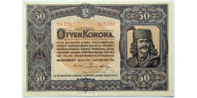 50 korona 1920 XF