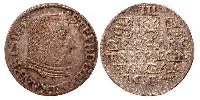 Erdély Bocskai István 3 garas 1607