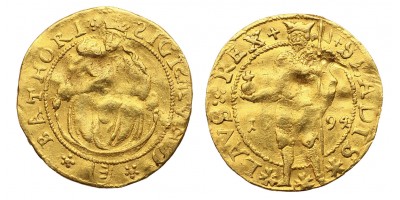 Báthory Zsigmond aranyforint 1594