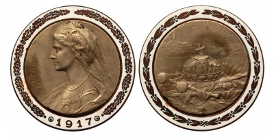 Zita királyné koronázási érem 1917