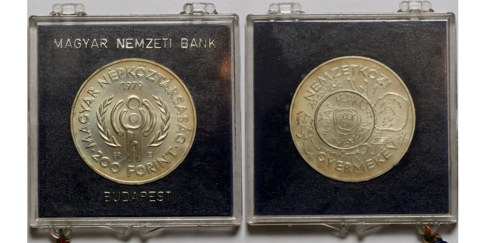 200 forint Nemzetközi Gyermekév  1979 BU