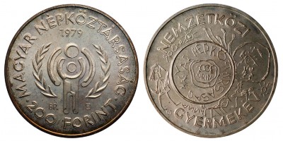 200 forint Nemzetközi Gyermekév  1979 BU