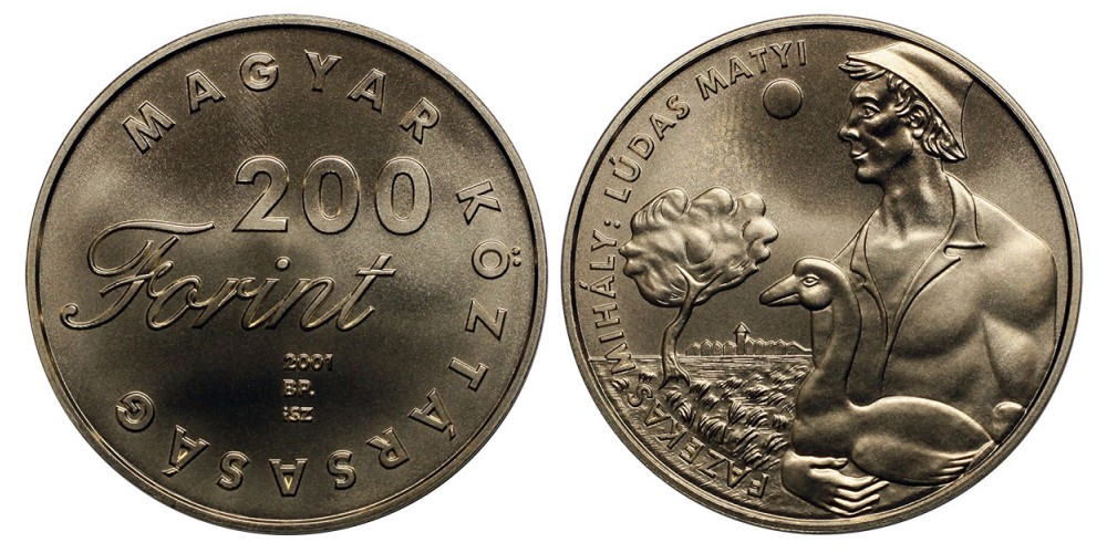 200 forint Ludas Matyi 2001 BU