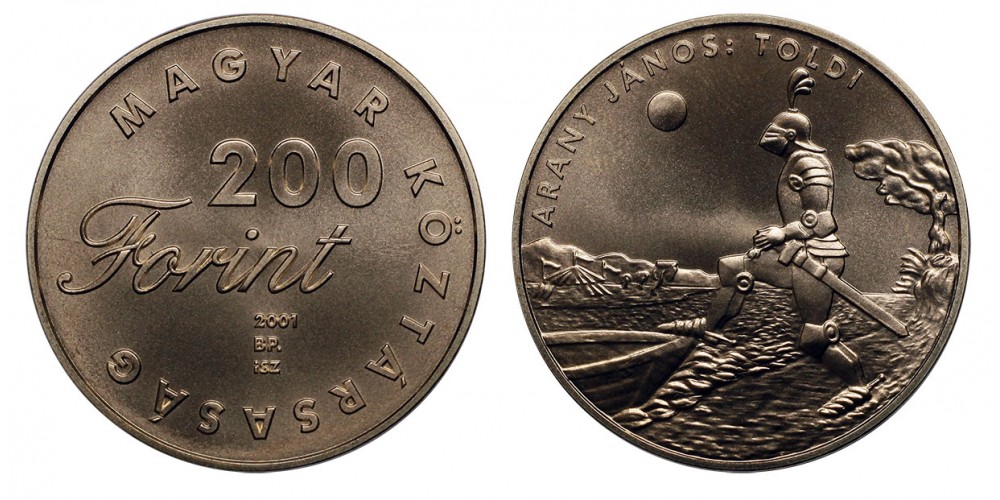 200 forint Toldi 2001 BU