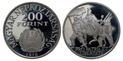 200 forint Rákóczi Ferenc 1976 PP