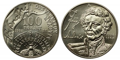 100 forint Fáy András 1990 BU