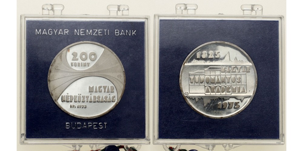 200 forint Magyar Tudományos Akadémia 1975  PP