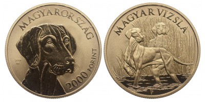 2000 forint Magyar  Vizsla  2019