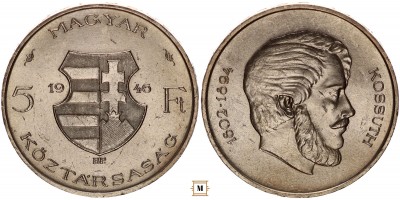 5 forint Kossuth 1946 BP