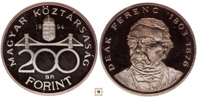 200 forint Deák Ferenc 1994 BP