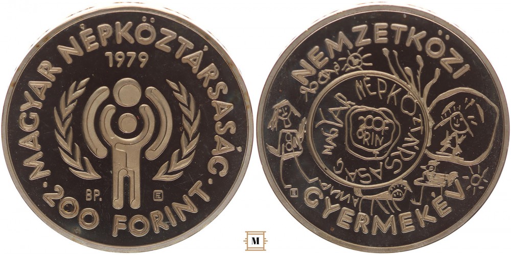200 forint Gyermekév 1979 BP Piefort
