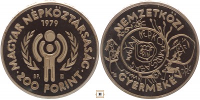 200 forint Gyermekév 1979 BP Piefort