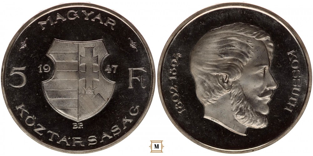 5 forint Kossuth 1947 ARTEX