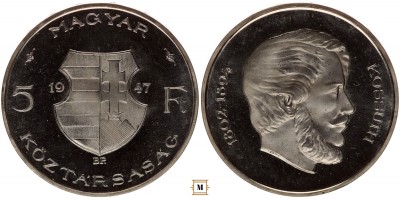 5 forint Kossuth 1947 ARTEX