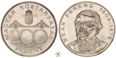 200 forint Deák Ferenc 1995 BP