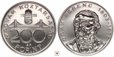 200 forint Deák Ferenc 1998 BP