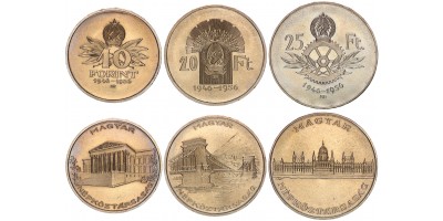10-20-25 forint Tízéves a Forint 1956 BP