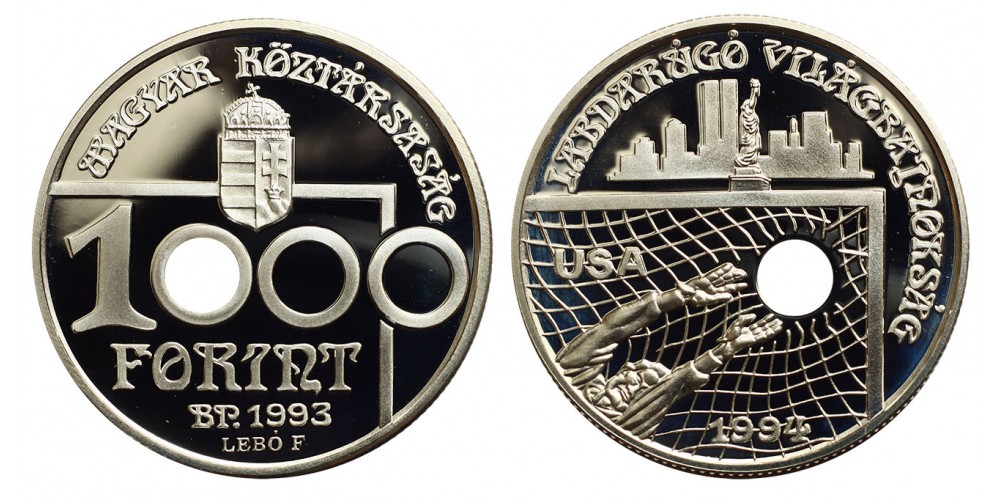 1000 Forint Labdarúgó VB USA 1993 PP