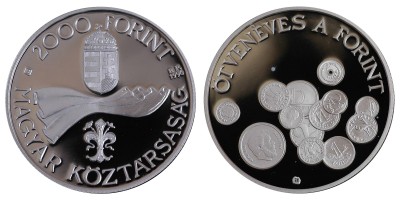 2000 forint 50 éves a Forint 1996 PP