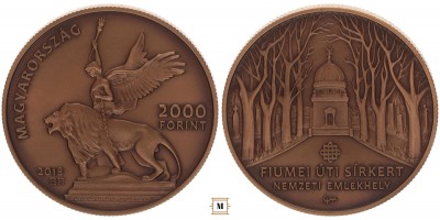 2000 forint Fiumei úti Nemzeti Emlékhely 2018 BU