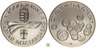 2000 forint 50 éves a forint 1996 BU