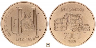 Szent Margit születésének 775.évfordulójára 2000 forint 2017