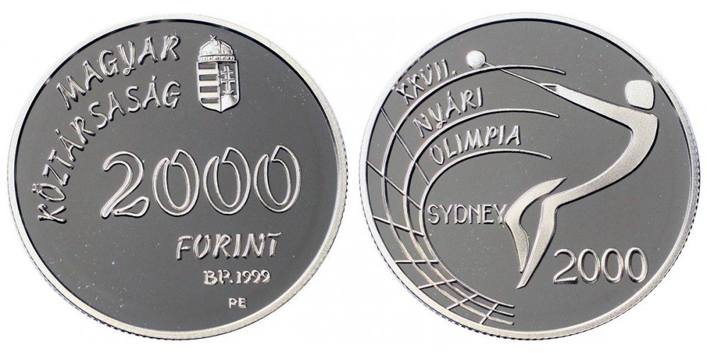 2000 forint Nyári Olimpia (Sydney) 1999 PP
