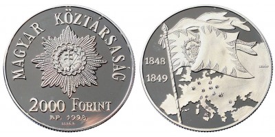 2000 Forint a szabadságharc 150.évfordulójára 1998 PP