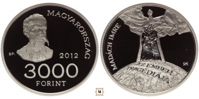 3000 forint Madách Imre 2012 PP