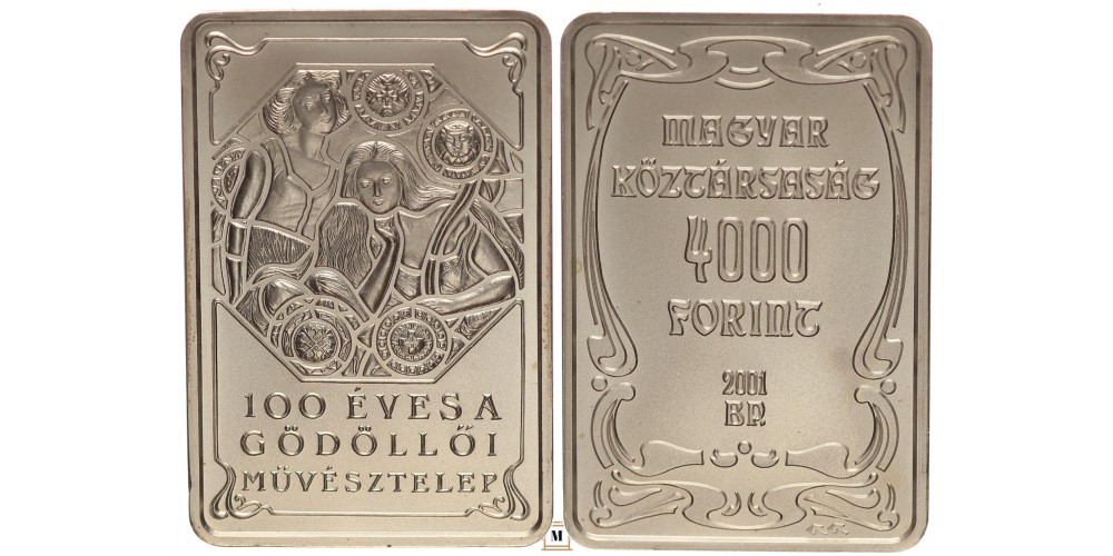 4000 forint Gödöllői művésztelep 2001 BU